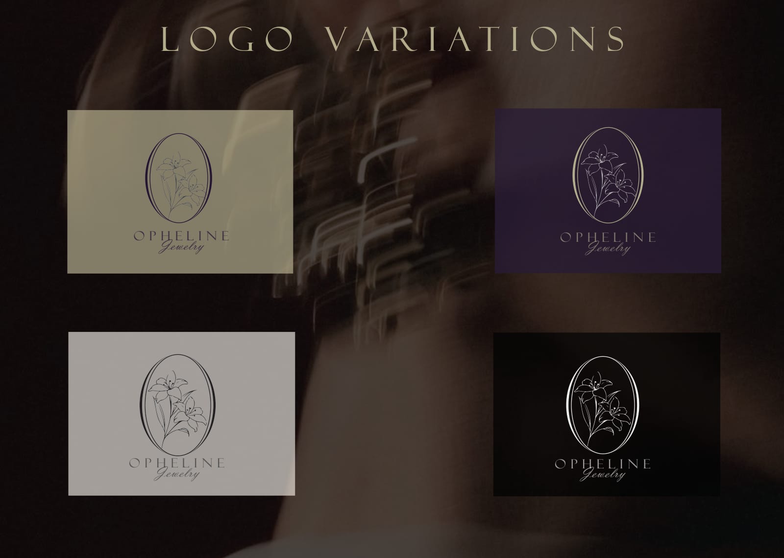 Opheline logo variations